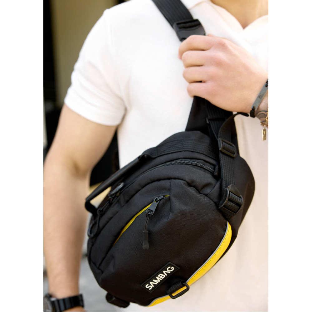 Сумка через плече бананка Sambag Flex Pro 30 × 17 × 15 см (85451128m)