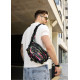 Сумка через плечо бананка Sambag Flex Pro принт "ABSTRACT" 30×17×15 см (85451707m)