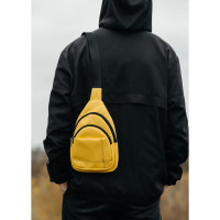 Сумка через плече слінг Sambag Brooklyn SSHm жовтий 29 х 19 х 6 см (83111028m)