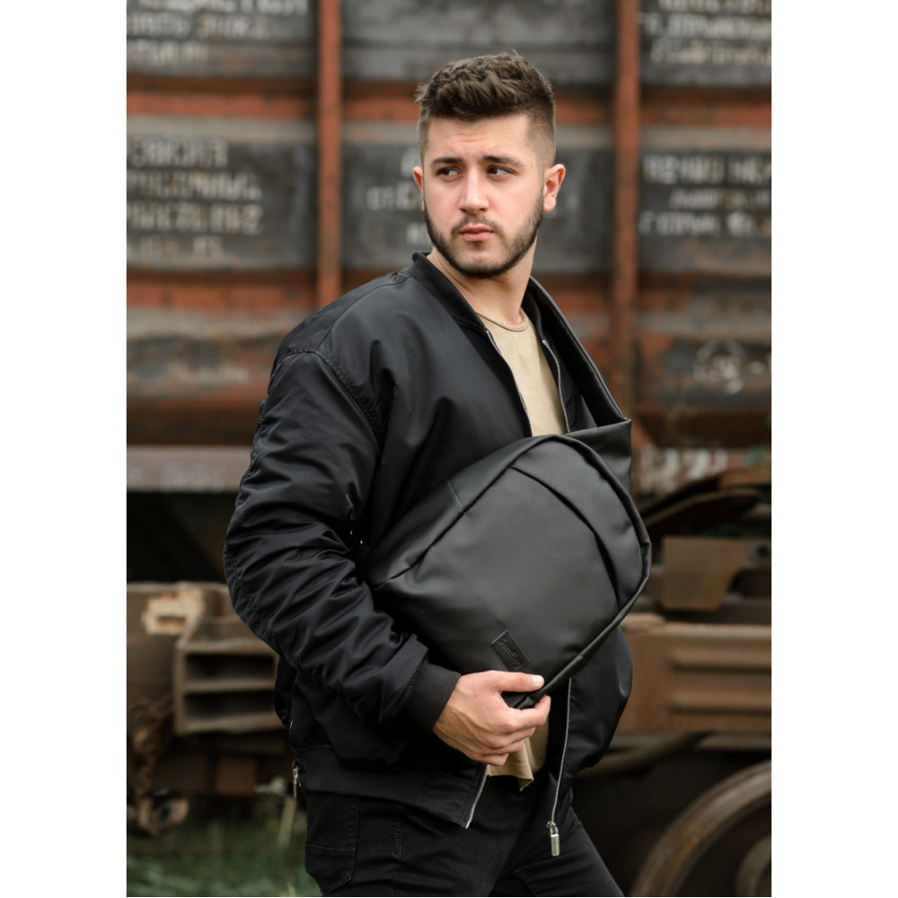 Сумка через плече слінг Sambag Brooklyn MSH чорний (83311001)