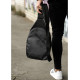 Сумка через плече слінг Sambag Brooklyn MSH чорний (83311001)