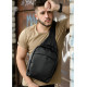Сумка через плече слінг Sambag Brooklyn MSH чорний (83311001)