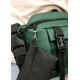 Велика чоловіча сумка бананка Sambag DynamicDart зелена 38 × 21 × 7 см (80411007m)