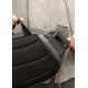 Велика жіноча поясна сумка бананка Sambag DynamicDart графітова 38 × 21 × 7 см (80411009)