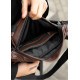 Большая мужская сумка бананка Sambag DynamicDart коричневая 38 × 21 × 7 см (80411020m)