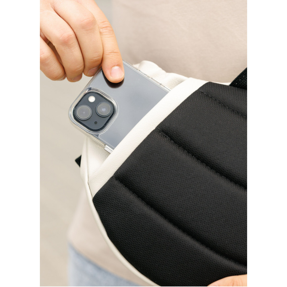 Мужская сумка бананка Sambag Dynamicdart серая 38 × 21 × 7 см (80411030m)