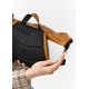 Велика жіноча поясна сумка бананка Sambag DynamicDart руда 38 × 21 × 7 см (80411121)