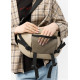 Большая женская поясная сумка бананка Sambag DynamicDart серая 38×21×7 см (80411130)