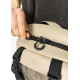 Большая мужская сумка бананка Sambag DynamicDart серая 38 × 21 × 7 см (80411130m)