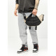 Большая мужская сумка бананка Sambag DynamicDart серая 38 × 21 × 7 см (80411130m)