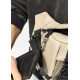 Большая мужская сумка бананка Sambag DynamicDart серая 38 × 21 × 7 см (80411130m)