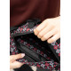Большая женская поясная сумка бананка Sambag DynamicDart черная 38×21×7 см (80411148)