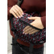 Большая женская поясная сумка бананка Sambag DynamicDart черная 38×21×7 см (80411148)