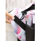 Большая женская поясная сумка бананка Sambag DynamicDart принт "Blush Drop" 38×21×7 см (80411152)