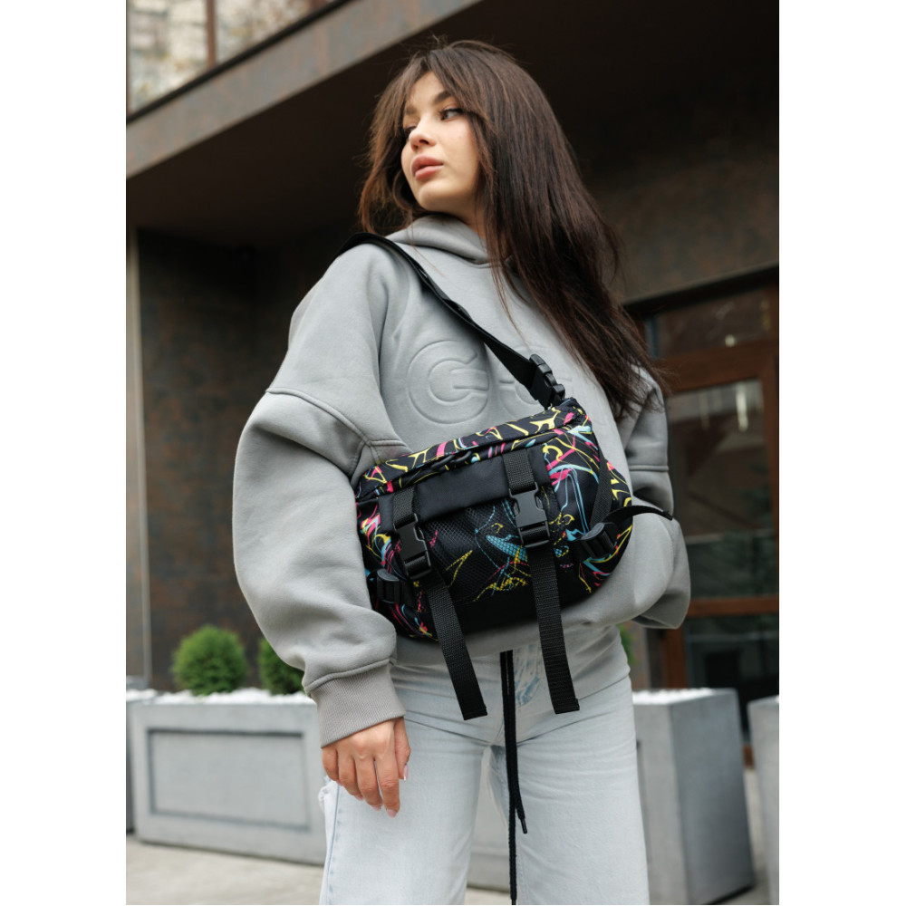 Жіноча сумка бананка Sambag Dynamicdart 38 × 21 × 7 см (80411707)