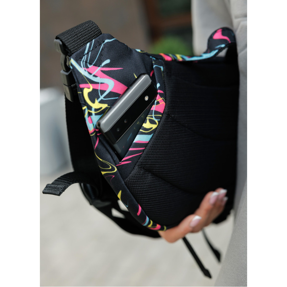 Жіноча сумка бананка Sambag Dynamicdart 38 × 21 × 7 см (80411707)