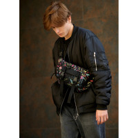Мужская сумка бананка Sambag Dynamicdart 38 × 21 × 7 см (80411707m)
