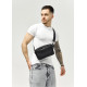 Мужская сумка бананка Sambag Harvi черная 24×16×6 см (88213001m)
