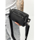 Мужская сумка бананка Sambag Harvi черная 24×16×6 см (88213001m)