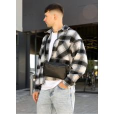 Мужская сумка бананка Sambag HARVI черная 24 × 16 × 6 см (88213101m)