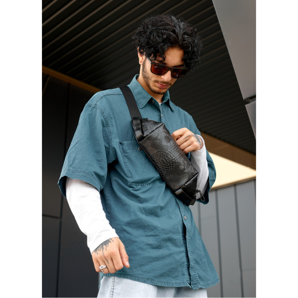 Чоловіча сумка бананка Sambag HOLSTER MSH 36 × 14 × 4 см (87113070m)