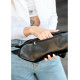 Жіноча сумка бананка Sambag Holster MSH чорна 36 × 14 × 4 см (87119101)