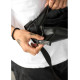 Мужская сумка бананка Sambag Holster MSH чорна 36  × 14 × 4 см (87119101m)