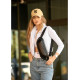 Жіноча сумка бананка Sambag Holster MSH чорна 36 × 14 × 4 см (87119131)