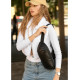Жіноча сумка бананка Sambag Holster MSH чорна 36 × 14 × 4 см (87119131)