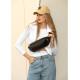 Жіноча сумка бананка Sambag Holster MSH чорна 36 × 14 × 4 см (87119131)