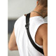 Мужская сумка бананка Sambag Holster MSH чорна 36 × 14 × 4 см (87119131m)