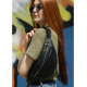 Поясна сумка бананка Sambag Soho BSS чорна 30.5 х 14 см (82113101)