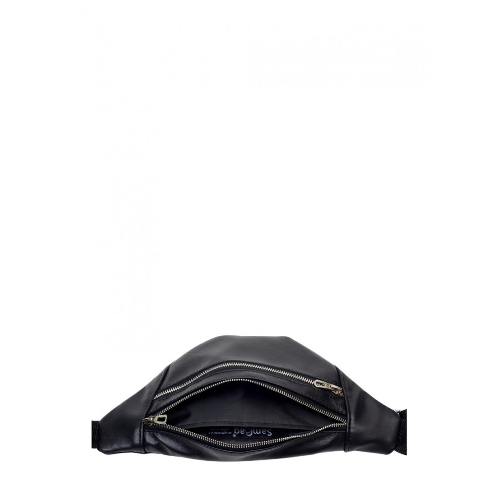 Поясна сумка бананка Sambag Soho MTS чорна 30.5 х 14 см (82333101m)