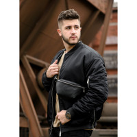 Сумка на пояс бананка Sambag Polo SSS черный 24 х 15 х 4 см (86113001m)