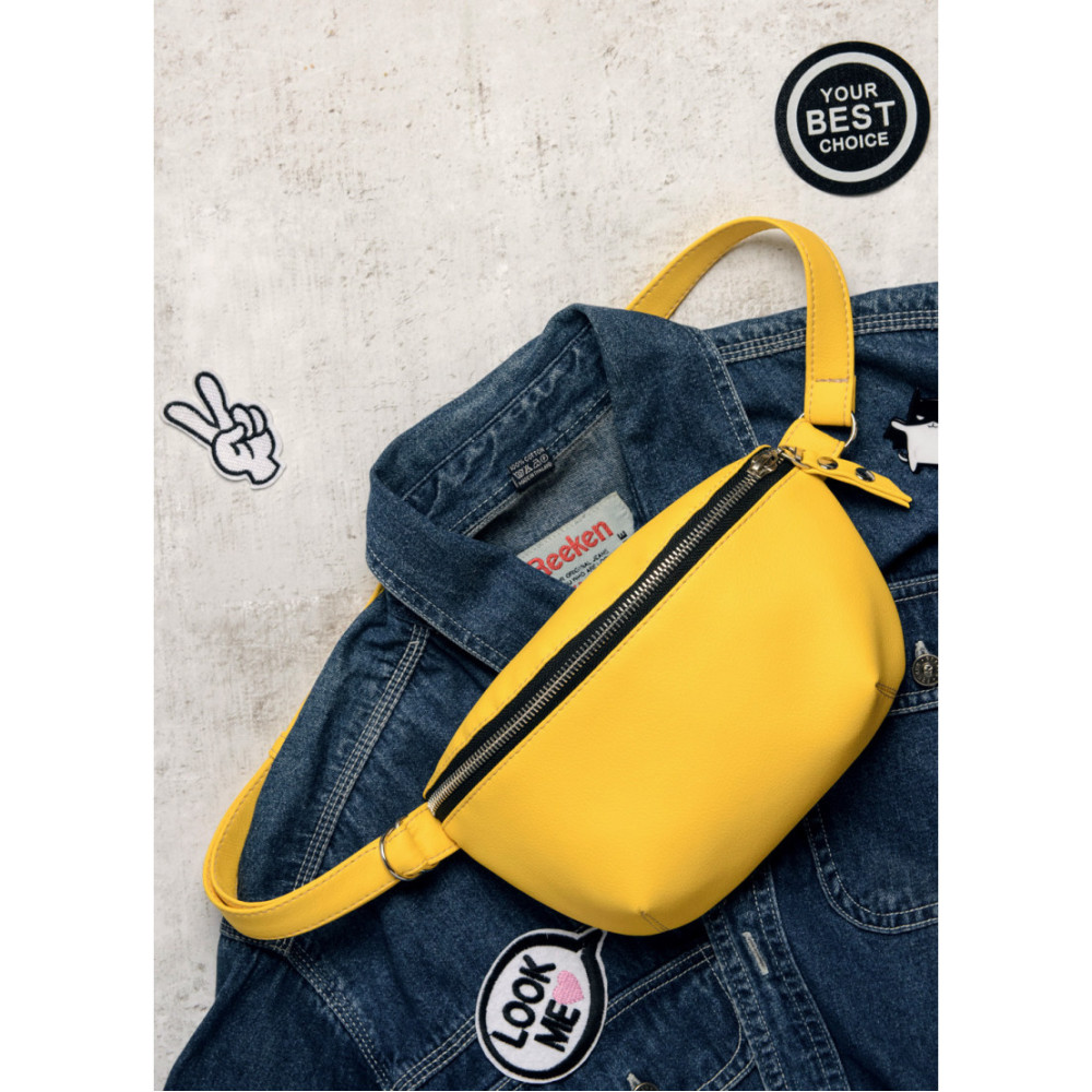 Сумка на пояс бананка Sambag Polo SQS жовтий (86123028)