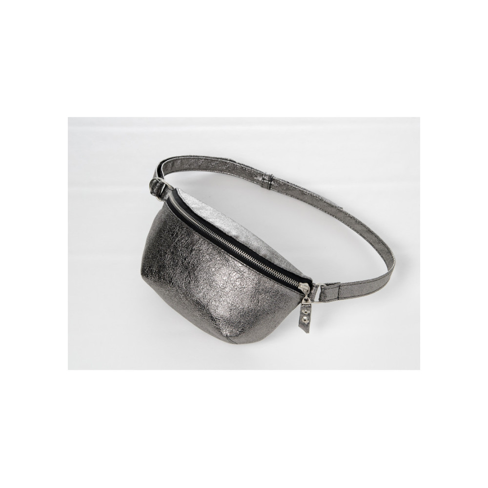 Сумка на пояс бананка Sambag Polo SQS бите темне скло (86123035)