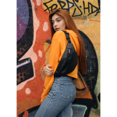 Поясная сумка бананка Sambag Soho BSH черный 33 х 14 см (82111001)