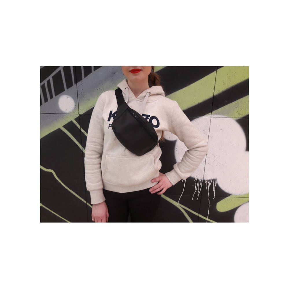Поясна сумка бананка Sambag Tirso MST чорний (80118001)