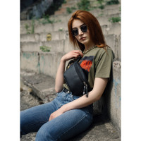 Поясна сумка бананка Sambag Tirso MSG чорна (80131201)