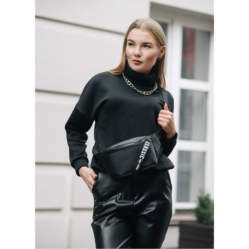 Поясна сумка бананка Sambag Tirso MCT чорний 31 х 12 х 5 см (80148001)