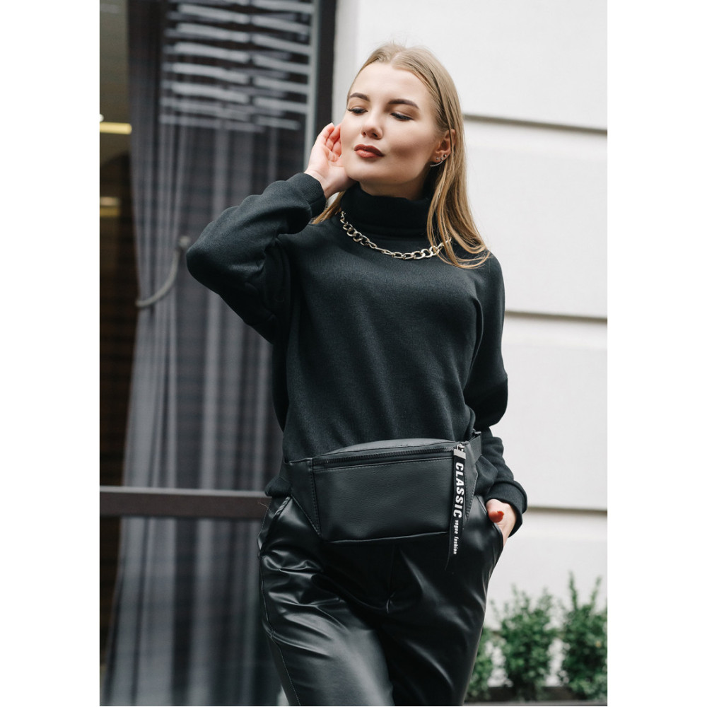 Поясна сумка бананка Sambag Tirso MCT чорний 31 х 12 х 5 см (80148001)