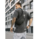 Чоловіча сумка на пояс бананка Sambag Tirso Max чорний тканевий 38 × 17 × 6 см (80341065m)