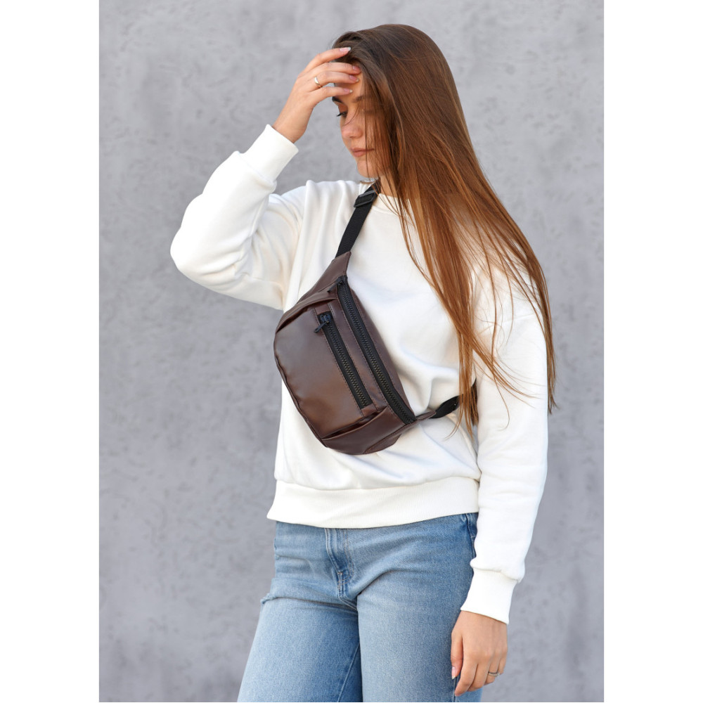 Жіноча сумка бананка Sambag TIRSO MAX 38 × 17 × 6 см (80348020)