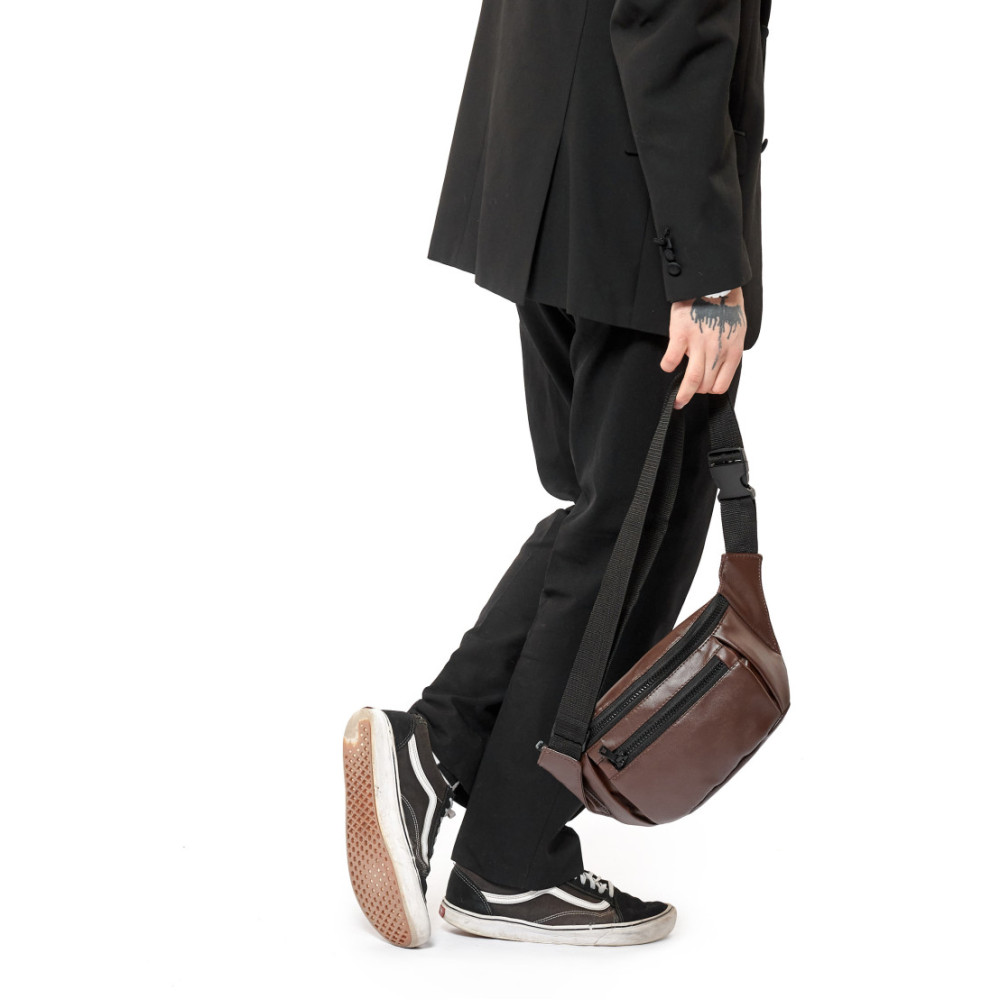 Чоловіча сумка бананка Sambag TIRSO MAX 38 × 17 × 6 см (80348020m)