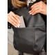 Женская сумка бананка Sambag Tirso Zard черная 33 × 22 × 7 см (80551001)