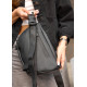 Женская сумка бананка Sambag Tirso Zard черная 33 × 22 × 7 см (80551001)