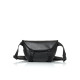 Женская сумка бананка Sambag Tirso Zard черная 33 × 22 × 7 см (80551001)