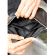 Поясная сумка бананка кожаная Sambag Tirso PSS черный 30.5 х 14 см (81113001)