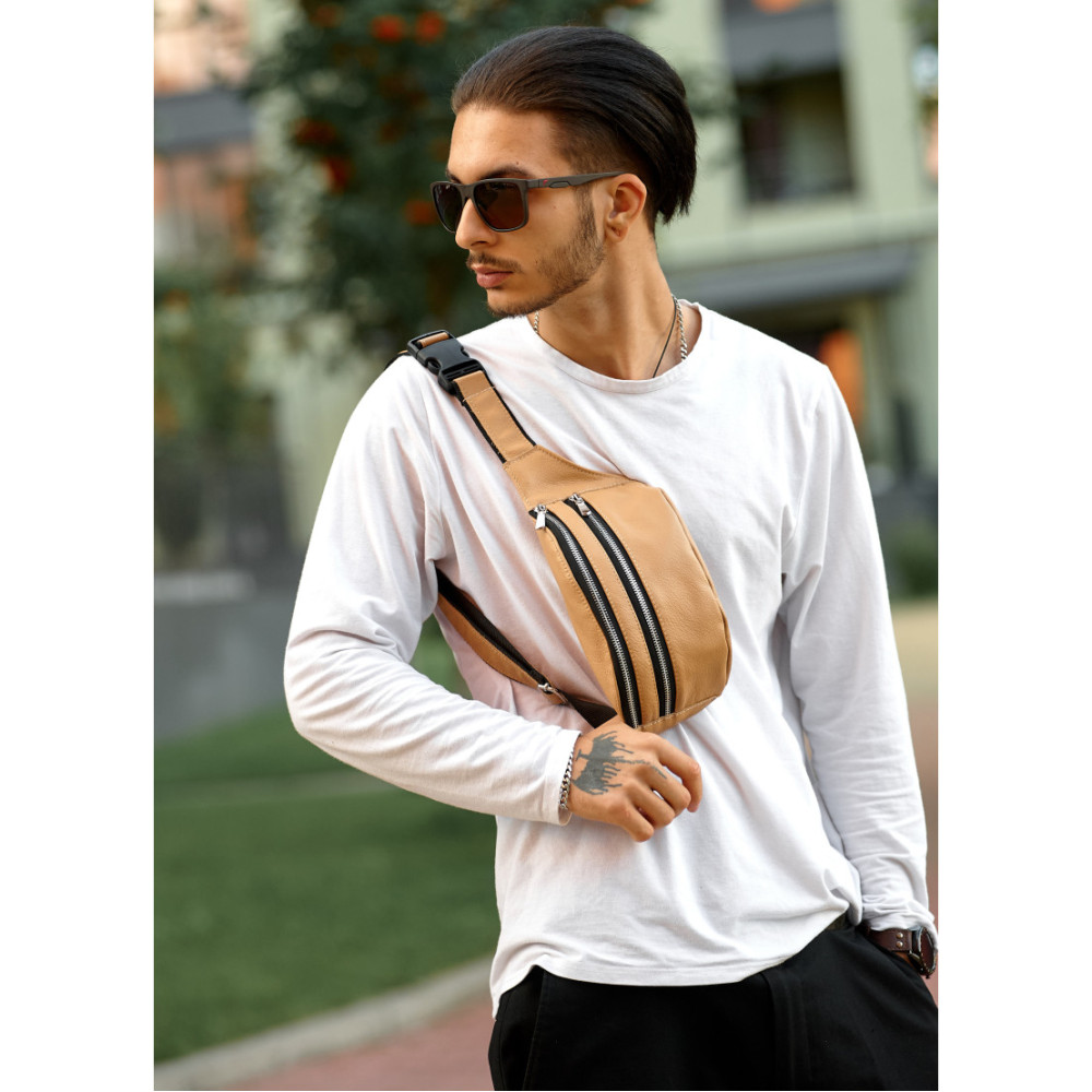 Чоловіча сумка бананка Sambag TIRSO BTS 31 × 12 × 5 см (81333111wm)