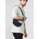 Чоловіча шкіряна сумка бананка Sambag Tirso BTTm чорна 31 × 12 × 5 см (81338001m)